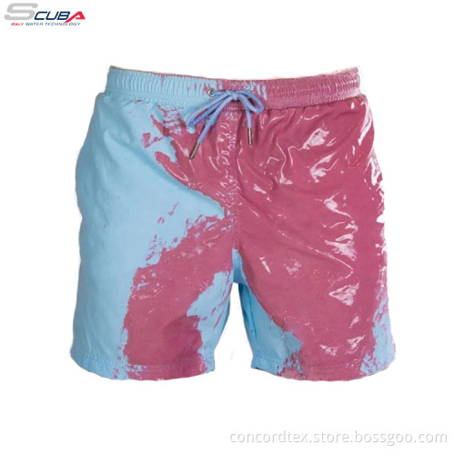 mens tie dyed shorts